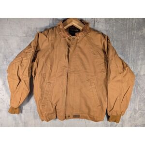 Walls Zero-Zone Men's Vintage Insulated Work Jacket Duck Canvas Brown Size M